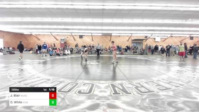 135 lbs Semifinal - Jacob Blair, Muncy vs David White, Athens