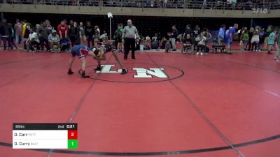 85 lbs Quarterfinal - Owen Carr, Pottstown vs Daerin Curry, Baltimore