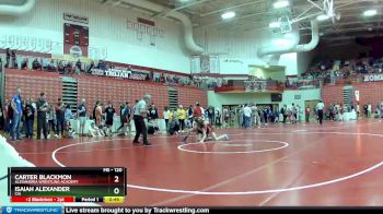 120 lbs Cons. Round 1 - Isaiah Alexander, CIA vs Carter Blackmon, Alexandria Wrestling Academy