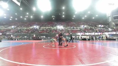70 lbs Quarterfinal - Weston Nelson, CODY WRESTLING CLUB vs Gus Olson, Lockwood Wrestling Club