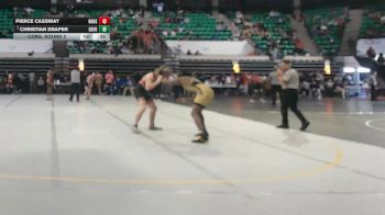 6A 165 lbs Cons. Round 2 - Christian Draper, Oxford vs Pierce Cassway, Hazel Green HS