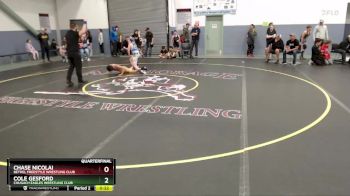 108 lbs Quarterfinal - Chase Nicolai, Bethel Freestyle Wrestling Club vs Cole Gesford, Chugach Eagles Wrestling Club