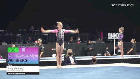 Carly Weinberg - Floor, Buckeye Gymnastics - 2021 GK US Classic & Hopes Championship