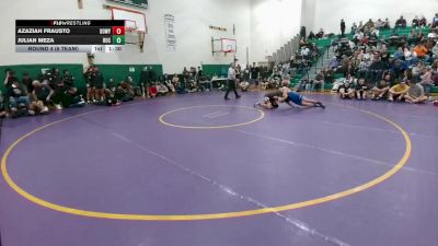 165 lbs Round 4 (6 Team) - Azaziah Frausto, DouglasWY vs Julian Meza, Rock Springs