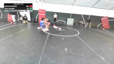 165 lbs Cons. Round 4 - Ishaan Sekhon, Warriors Wrestling Club vs Niko Bassiri, Beckman