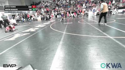 80 lbs Consolation - Jayce Parks, Keystone Kids Wrestling Club vs Jestin Rosson, Vian Wrestling Club