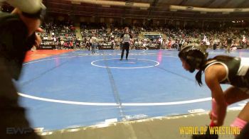 54 lbs Quarterfinal - Amia Lopez, Savage House Wrestling Club vs Violet Jones, Threestyle