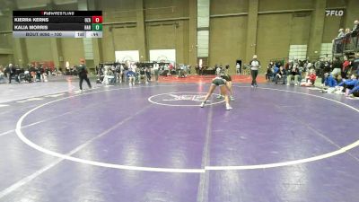 100 lbs Quarterfinal - Kierra Kerns, Ozark vs Kalia Morris, Harrah