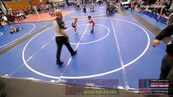 46 lbs Round Of 16 - Zander Murray, Hinton Takedown Club vs Parker Hall, Standfast