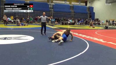 174 lbs Champ. Round 1 - Gunner Cramblett, Air Force vs Ezekiel Hueter, Unattached-Hope International