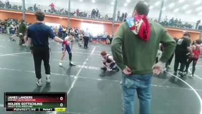 105 lbs Quarterfinal - Holden Gottschling, Legacy Elite Wrestling vs James Landers, Eastside Youth Wrestling