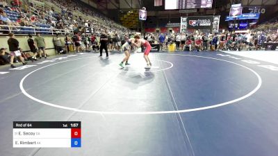 165 lbs Rnd Of 64 - Ethan Secoy, GA vs Elias Rimbert, AK