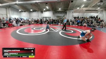 140 lbs Cons. Round 6 - Aden Windholz, Broomfield vs Natasha Hartman, Poudre