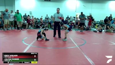 52 lbs Round 4 (8 Team) - Kroy Voelker, Iron Horse vs Colton Masker, Force WC