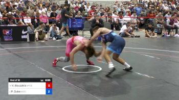 70 kg Rnd Of 16 - Vince Bouzakis, Wyoming Seminary College Preparatory High School Wrestling vs Pj Duke, KD Training Center