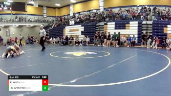 115 lbs. Champ. Round 3 - Kailey Artherton, Cassville vs Kelsey Watts, Nixa