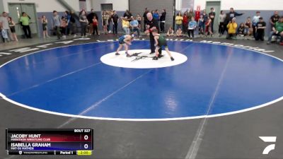 56 lbs Rr2 - Jacoby Hunt, Marathon Wrestling Club vs Isabella Graham, Mat-Su Matmen