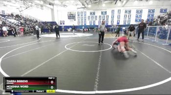 145 lbs Cons. Semi - Tiarra Bibbens, Oxnard vs McKenna Word, Banks