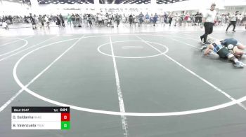 109 lbs Consi Of 8 #2 - Gabriel Saldanha, Rancho Bernardo WC vs Brandon Valenzuela, Pounders WC