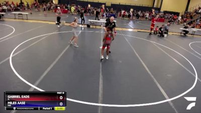 92 lbs Champ. Round 1 - Gabriel Eads, IL vs Miles Aase, MN