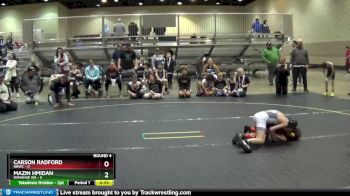 50 lbs Round 4 (6 Team) - Mazin Hmidan, Donahue WA vs Carson Radford, NBWC