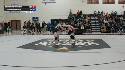 145 lbs Cons. Round 3 - Sierra Pienkowski, Carthage College vs Tatum Levendahl, Dubuque