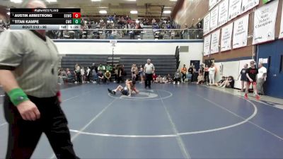 95 lbs Quarterfinal - Austin Armstrong, East Idaho Elite Wrestling Club vs Titan Kampe, Cougar Wrestling Club