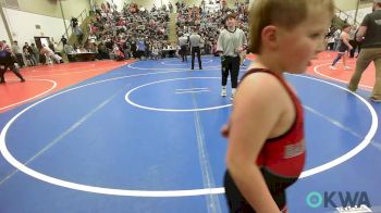 Consi Of 8 #2 - Braxton Lemmons, Barnsdall Youth Wrestling vs Noah Shuemake, Poteau Youth Wrestling Academy