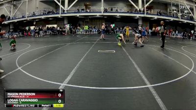 76 lbs Round 5 (6 Team) - Logan Caravaggio, Doughboy vs Mason Pederson, U2 Uprising Blue