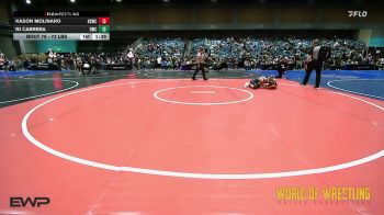 73 lbs Semifinal - Kason Molinaro, Rising Sun Wrestling Club vs RJ Cabrera, Gladiator Wrestling Club