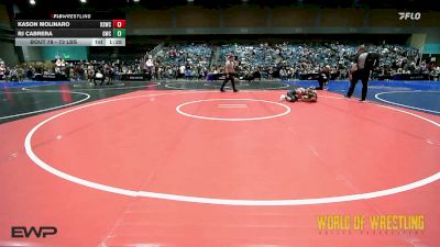 73 lbs Semifinal - Kason Molinaro, Rising Sun Wrestling Club vs RJ Cabrera, Gladiator Wrestling Club