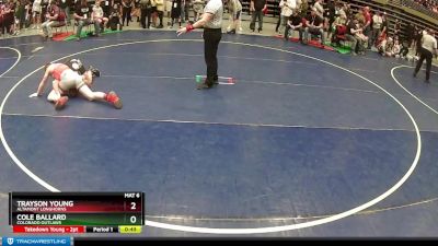 120 lbs Cons. Semi - Cole Ballard, Colorado Outlaws vs Trayson Young, Altamont Longhorns