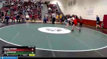 132 lbs Cons. Round 4 - Brace Vickrey, Kemmerer vs JD Rodriguez, Lovell