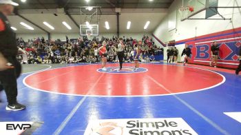 126 lbs Round Of 16 - Aaliyah Olmos, Bixby JH Girls vs Kinlee Stone, Sallisaw Lady Black Diamonds