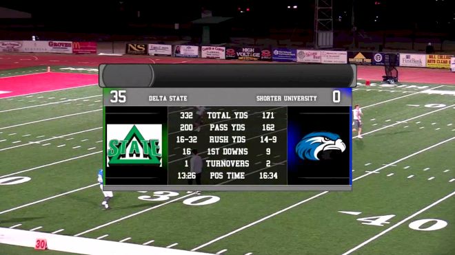 Replay: Delta State vs Shorter | Oct 20 @ 7 PM