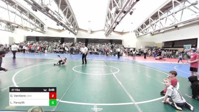 47-T lbs Quarterfinal - Giovanni Ventiere, Comsewogue vs Logan Forsyth, .