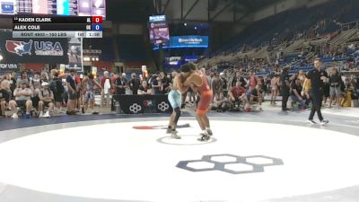 150 lbs Cons. Rd Of 32 - Kaden Clark, Alabama vs Alex Cole, Oklahoma