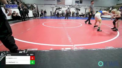 90 lbs Rr Rnd 3 - Jace Keim, Wagoner Takedown Club vs Jett Holland, Tiger Trained Wrestling