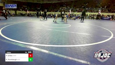 108 lbs Consi Of 16 #2 - Paisley Gilles, Harrah Little League Wrestling vs Kylah Rumbaugh, Independent