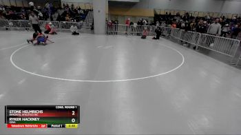 105 lbs Cons. Round 1 - Stone Helmrichs, Immortal Athletics WC vs Ryker Hackney, Iowa