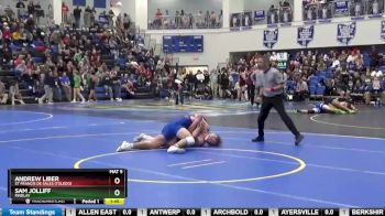 190 lbs Champ. Round 2 - Andrew Liber, St Francis De Sales (Toledo) vs Sam Jolliff, FINDLAY