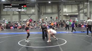 120 lbs Cons. Round 2 - Jade Plank, Maize vs Graysea Gardenhire, Clearwater