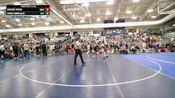 175 lbs 1st Place Match - Chad Gerlach, Skyline vs Quade Kuhn, Morgan