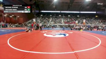 2A-144 lbs Quarterfinal - Braydnn Terry, Moorcroft vs Michael Symons, Kemmerer