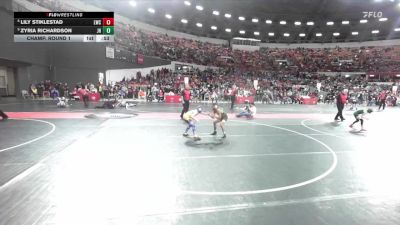 70 lbs Champ. Round 1 - Zyria Richardson, Jr. Highlanders vs Lily Stiklestad, Lancaster Wrestling Club