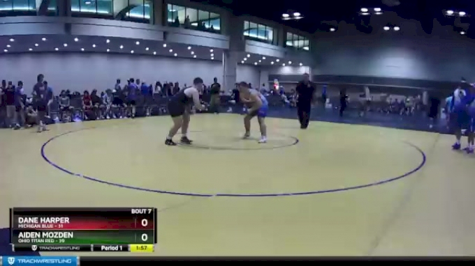 285 lbs Champ Round 1 (16 Team) - Aiden Mozden, Ohio Titan Red vs Dane ...