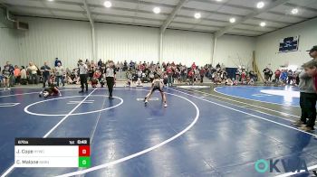 67 lbs Round Of 16 - Jaxon Cope, Hilldale Youth Wrestling Club vs Cruz Malone, Barnsdall Youth Wrestling