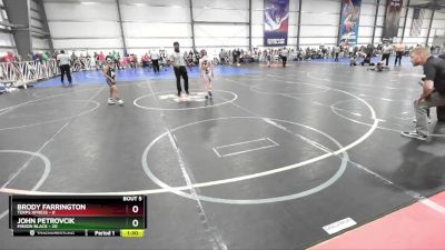 64 lbs Rd# 5- 3:45pm Friday Final Pool - Brody Farrington, Terps XPress vs John Petrovcik, Minion Black