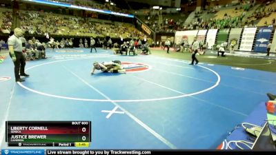 155 Class 1 lbs Semifinal - Liberty Cornell, Seneca vs Justice Brewer, Cameron