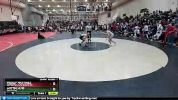 132 Boys Champ. Round 1 - Presly Martinez, Betterman Elite Wrestling vs Austin Muir, Erie Tigers